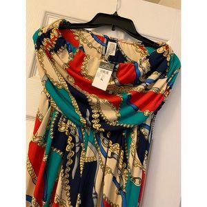 Chain Tube-Top Jumpsuit